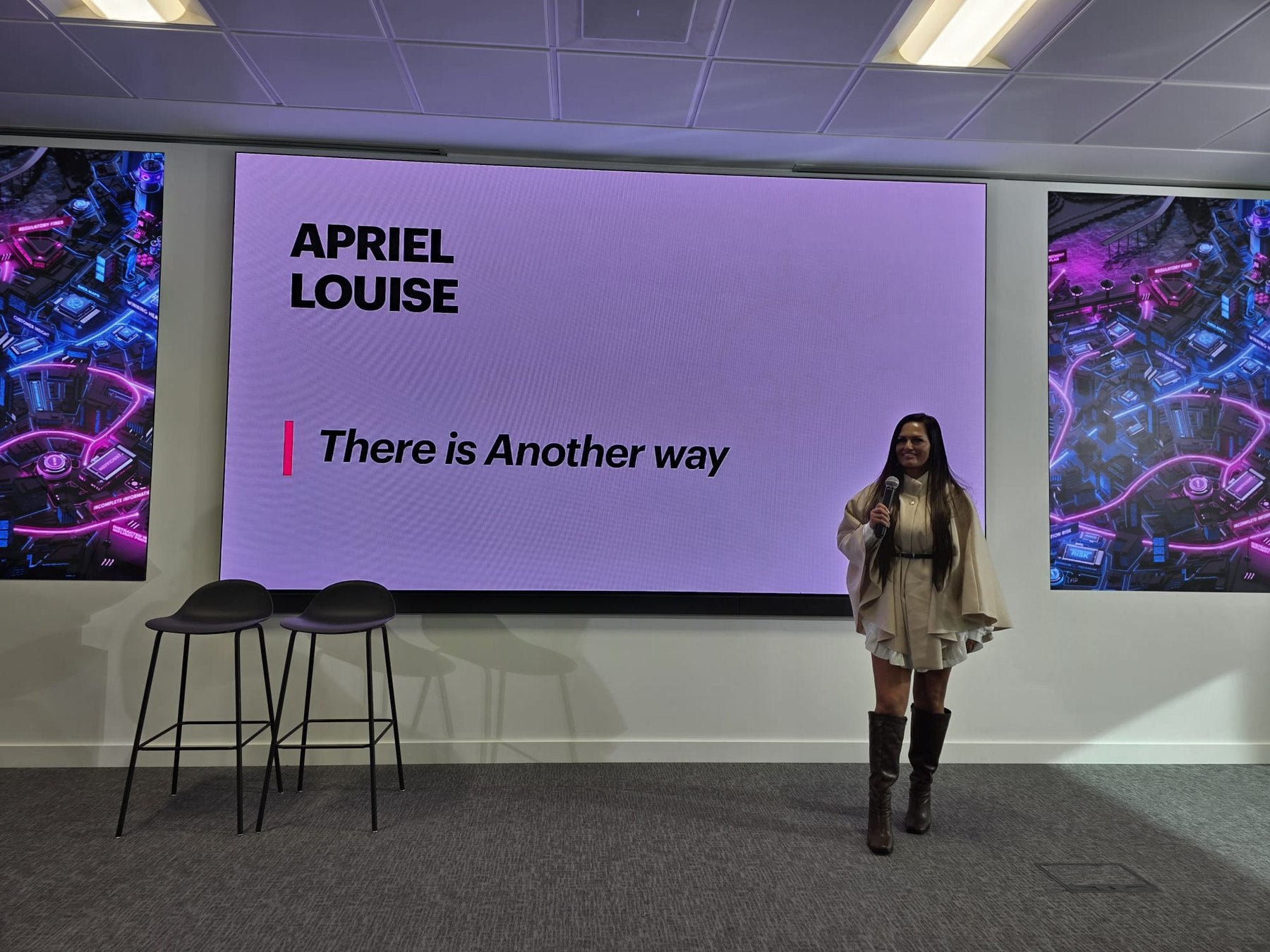 Apriel Louise speaking